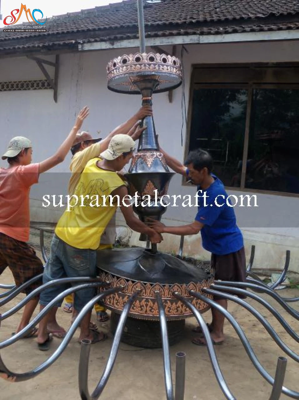 Lampu Gantung Tembaga Robyong-156