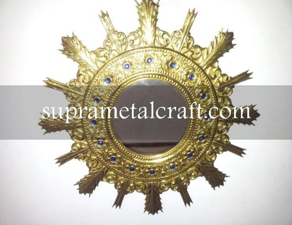 Mirror Frame Ukiran Kuningan Mote-121
