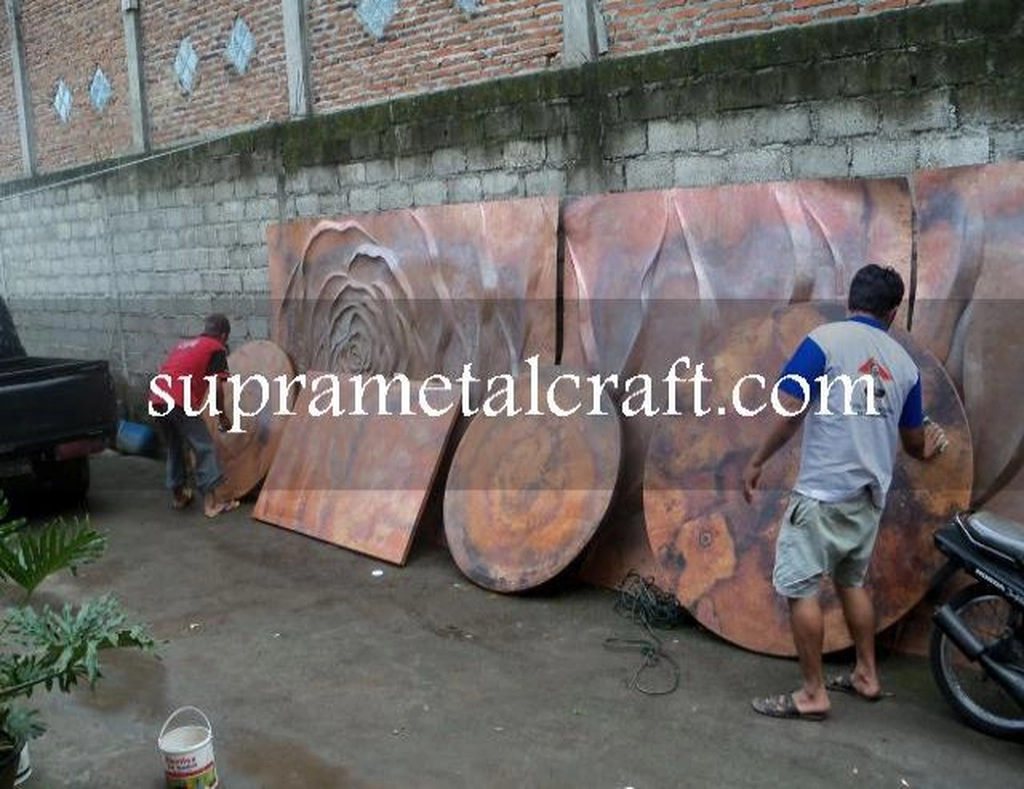 Table Top Tembaga dan Mawar-88