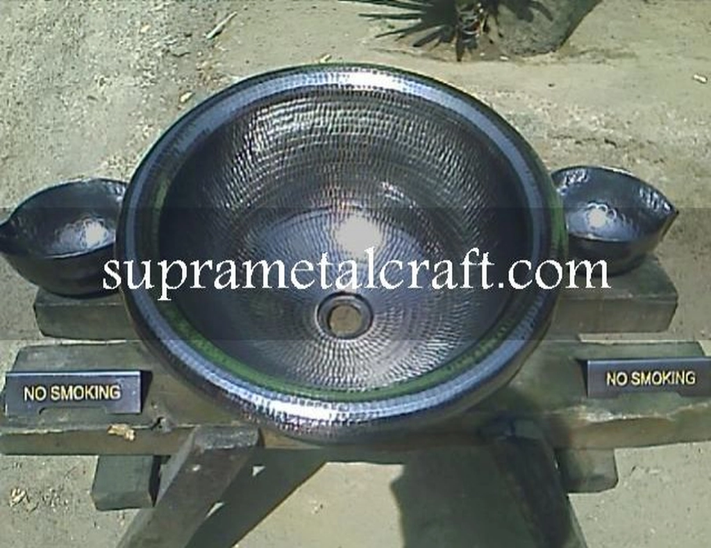 Wastafel Tembaga Single roundlip-115